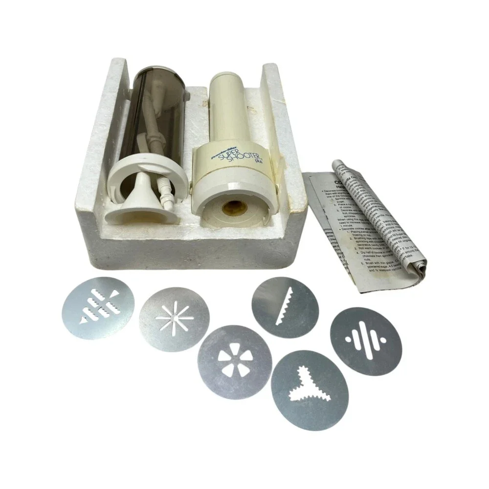 Proctor Silex Super Shooter Plus Cookie Press Decorator G0123 Vintage Kitchen